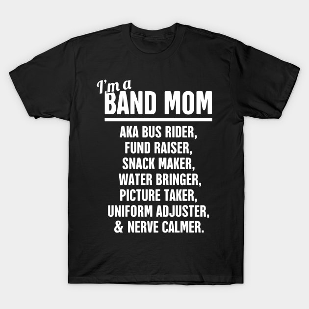 Funny Marching Band Mom T-Shirt by MeatMan